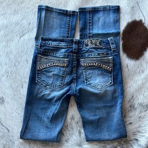 Miss me jeans size 25, slim boot